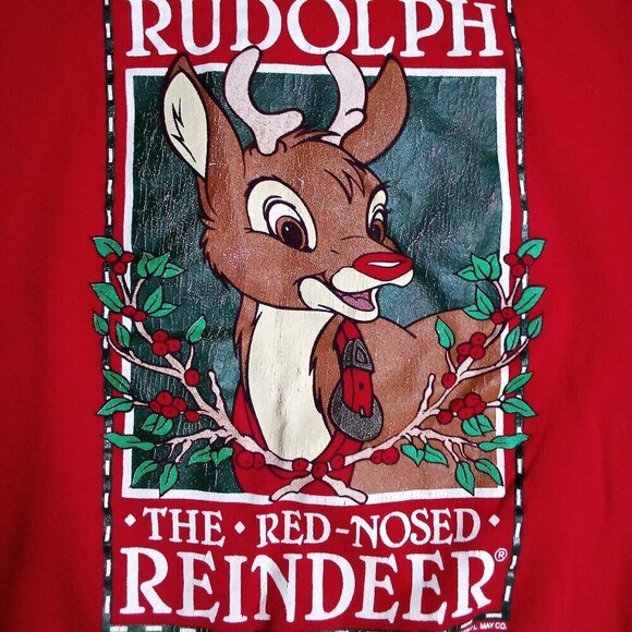 Hanes Other - Vintage Rudolph Red-Nosed Reindeer Christmas Crewneck Sweatshirt